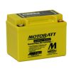 Motobatt Battery: Motorcyle AGM 12V 70CCA