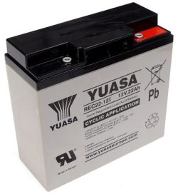 Yuasa Battery: Deep Cycle VRLA 12V 22AH