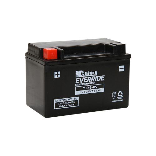EverRide Battery: Motorcycle AGM 12V 125CCA